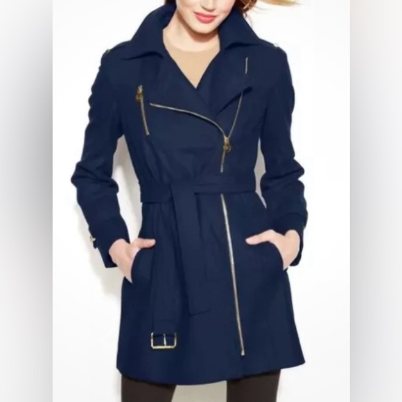 Michael Michael Kors Wool Blend Coat - Size 4 - Picture 1 of 12
